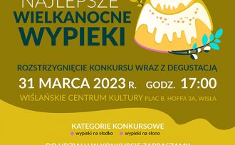 Plakat konkurs Najlepsze Wielkanocne Wypieki